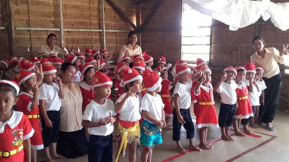 Navidad en el Kindergarten de Poipet