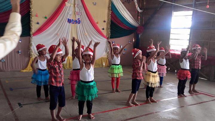 Navidad en el Kindergarten de Poipet