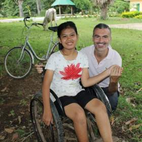 Gym for young people with physical disabilities